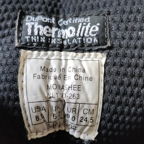 Sorel MONASHEE Winter Thermolite Black Brown Boots Women's Size 8 - Picture 6 of 6